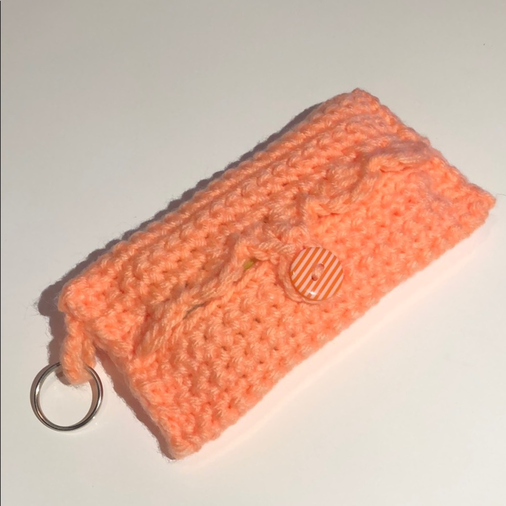 Pocket travel tissue pouch🤧key ring gift idea